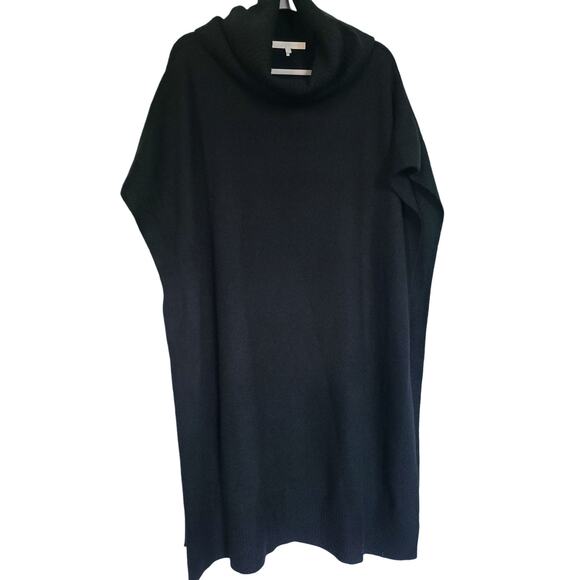 NakedCashmere Turtleneck Cashmere Poncho OS - Picture 3 of 5